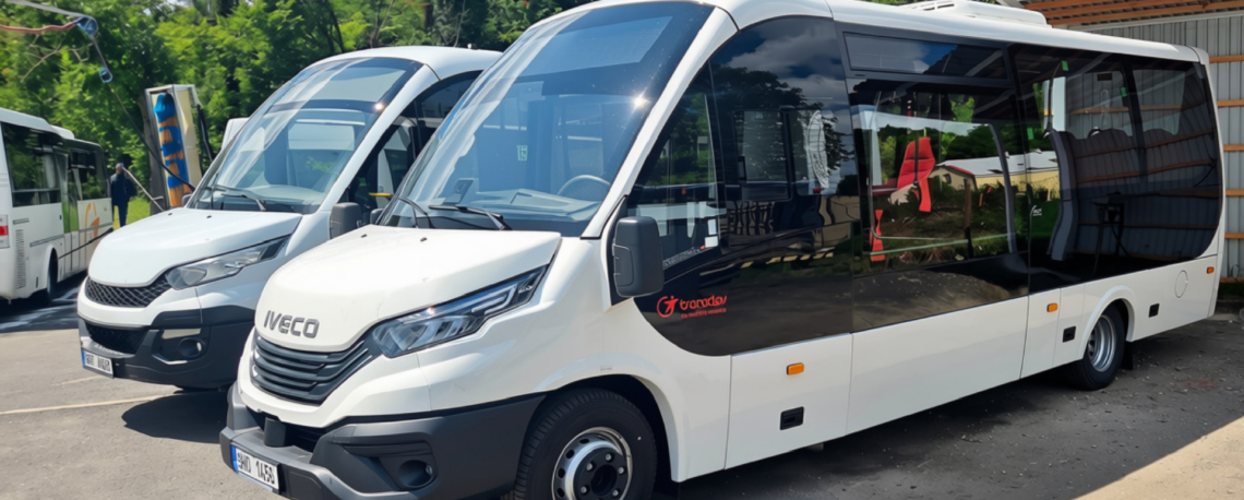 Nový minibus IVECO ROŠERO-P FCLEI pro MHD Týniště nad Orlicí