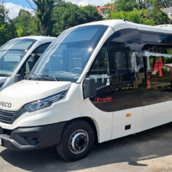 Nový minibus IVECO ROŠERO-P FCLEI pro MHD Týniště nad Orlicí